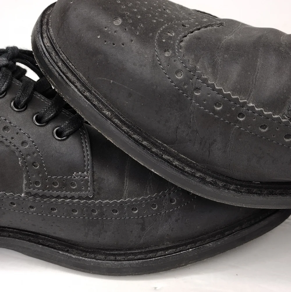 Cole Haan Men's Leather Lace Up Wingtip Business Office Oxfords Size 9.5